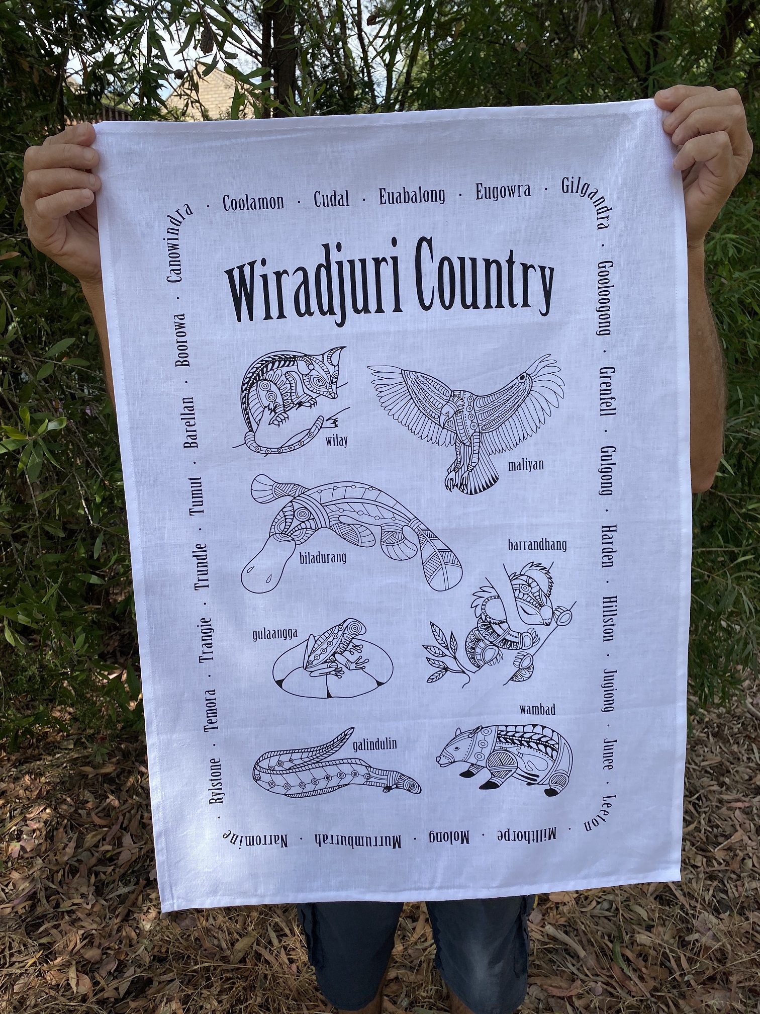 Tea towel – small towns